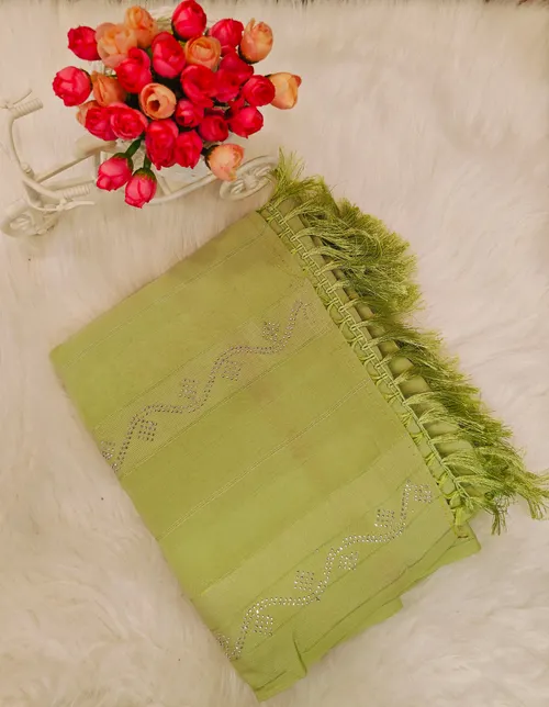 DESIGNER STONE WORK SAREES DS42